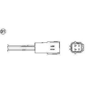 NTK 1338 Oxygen Lambda Sensor for