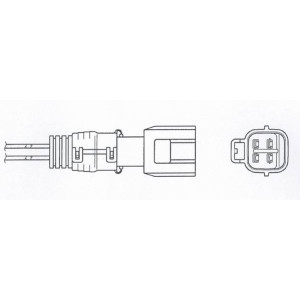 NTK 1355 Oxygen Lambda Sensor for