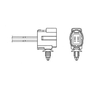 NTK 1743 Oxygen Lambda Sensor for