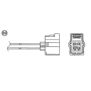 NTK 1836 Sonda lambda sensor de oxígeno para