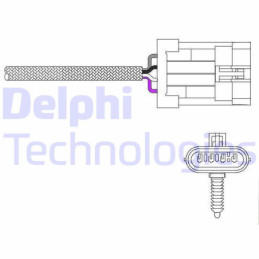 DELPHI ES20023-12B1 Sonde lambda capteur d'oxygène