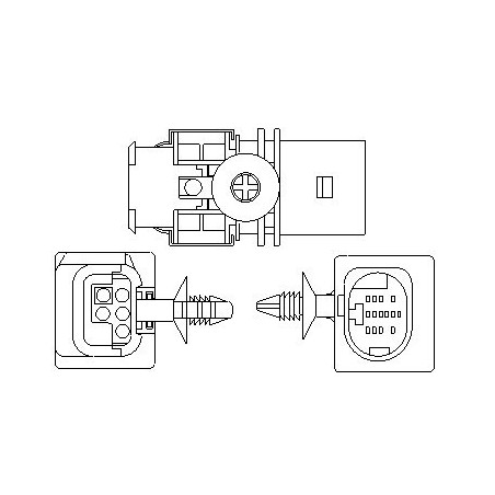 MAGNETI MARELLI 466016355176 Sonde lambda capteur d'oxygène pour