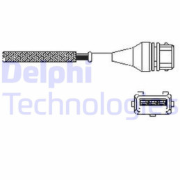 DELPHI ES10262-12B1 Sonda lambda sensor de oxígeno