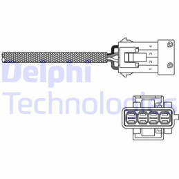 DELPHI ES10797-12B1 Oxygen Lambda Sensor