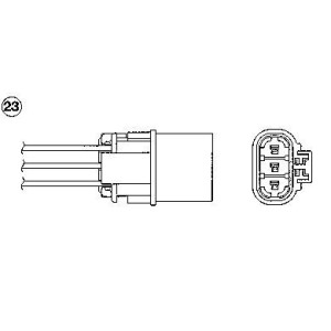 NTK 90019 Sonde lambda capteur d'oxygène pour