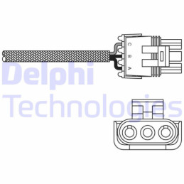 DELPHI ES10968-12B1 Oxygen Lambda Sensor