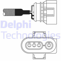 DELPHI ES10979-12B1 Oxygen Lambda Sensor