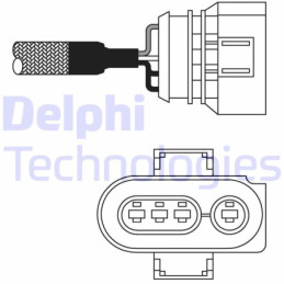 DELPHI ES10980-12B1 Lambdasonde Sensor