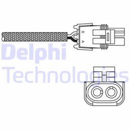 DELPHI ES10989-12B1 Oxygen Lambda Sensor
