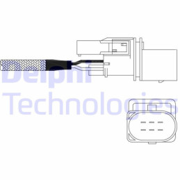 DELPHI ES11026-12B1 Lambdasonde Sensor