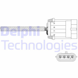 DELPHI ES11061-12B1 Oxygen Lambda Sensor