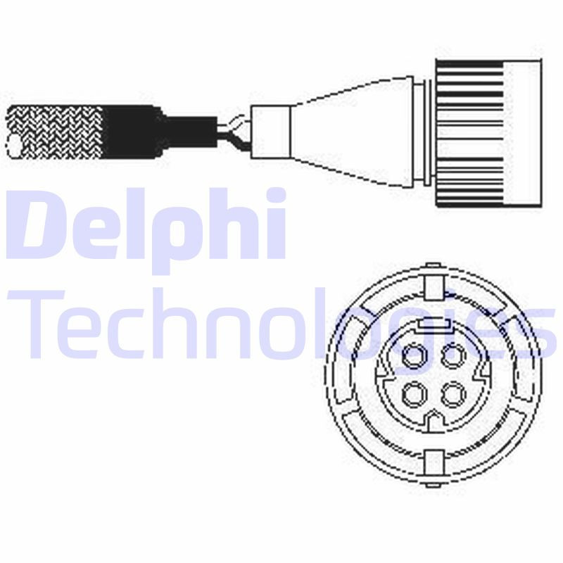 DELPHI ES10254-12B1 Lambdasonde Sensor für