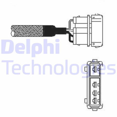 DELPHI ES10333-12B1 Lambdasonde Sensor für