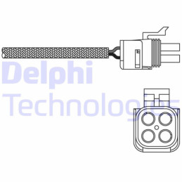 DELPHI ES20273-12B1 Oxygen Lambda Sensor