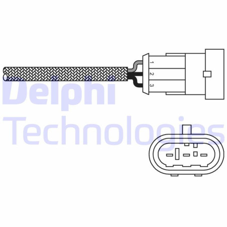 DELPHI ES10971-12B1 Sonda lambda sensor de oxígeno para