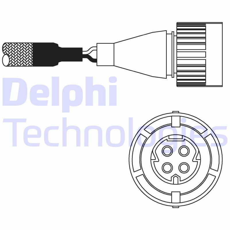 DELPHI ES10986-12B1 Sonda lambda sensor de oxígeno para