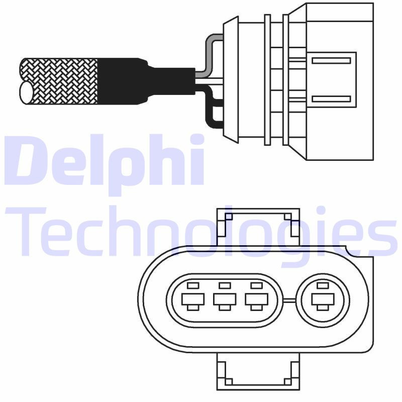 DELPHI ES10987-12B1 Lambda sonda pre