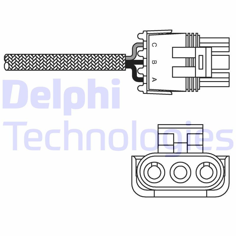 DELPHI ES10990-12B1 Sonda lambda sensor de oxígeno para