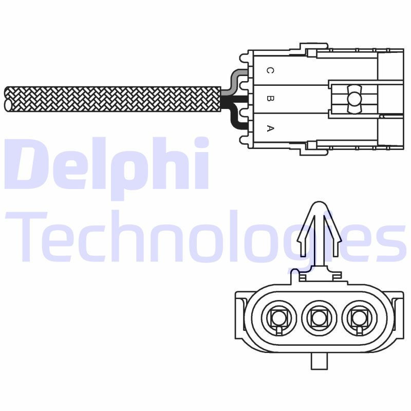 DELPHI ES10995-12B1 Sonda lambda sensore ossigeno per