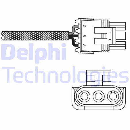 DELPHI ES10996-12B1 Sonda lambda sensore ossigeno per