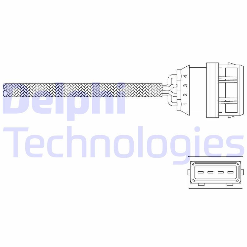 DELPHI ES11036-12B1 Oxygen Lambda Sensor for