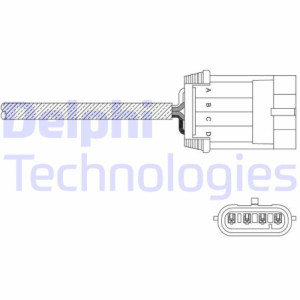 DELPHI ES11061-12B1 Oxygen Lambda Sensor for