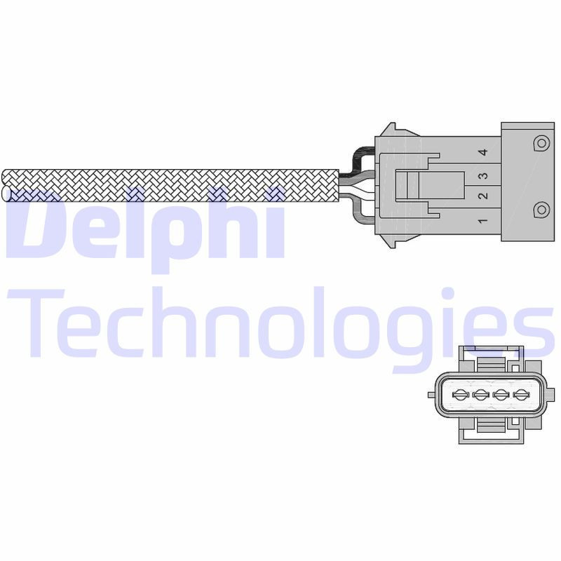 DELPHI ES20258-12B1 Sonda lambda sensor de oxígeno para