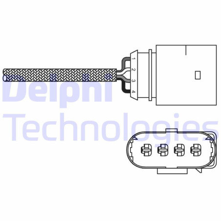 DELPHI ES20286-12B1 Sonda lambda sensor de oxígeno para