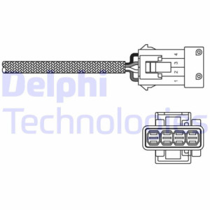 DELPHI ES20293-12B1 Sonde lambda capteur d'oxygène pour
