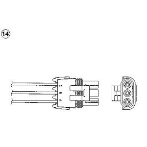 NTK 91204 Oxygen Lambda Sensor for