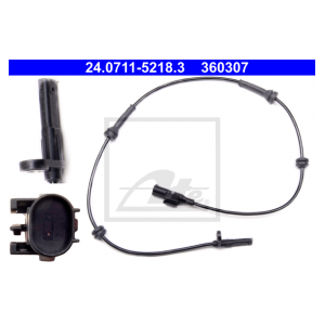 ATE 24.0711-5218.3 ABS Wheel Speed Sensor Rear Left for Fiorino Linea Qubo