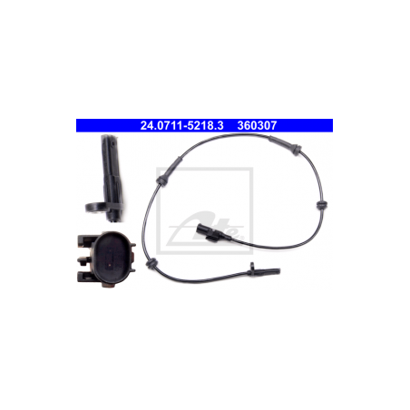 ATE 24.0711-5218.3 Czujnik ABS tył lewy dla Fiorino Linea Qubo