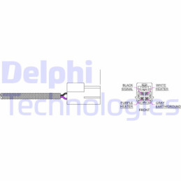 DELPHI ES20172-12B1 Sonda lambda sensor de oxígeno