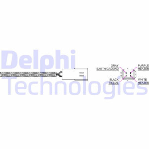 DELPHI ES20170-12B1 Sonde lambda capteur d'oxygène pour