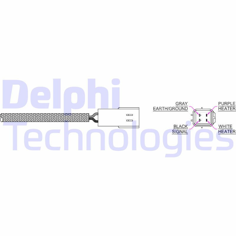 DELPHI ES20170-12B1 Sonda lambda sensor de oxígeno para