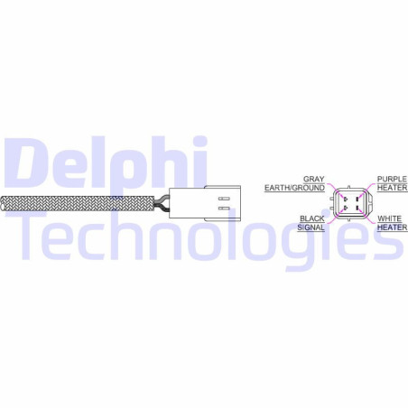 DELPHI ES20170-12B1 Sonda lambda sensor de oxígeno para