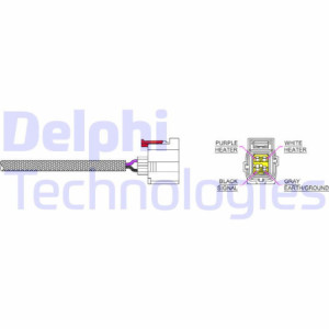 DELPHI ES20228-12B1 Oxygen Lambda Sensor for