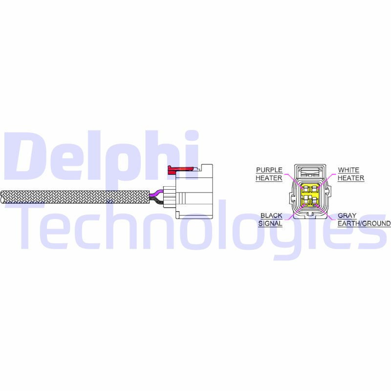 DELPHI ES20228-12B1 Sonda lambda sensore ossigeno per