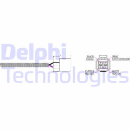 DELPHI ES20158-12B1 Sonda lambda sensor de oxígeno