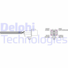 DELPHI ES20214-12B1 Sonde lambda capteur d'oxygène
