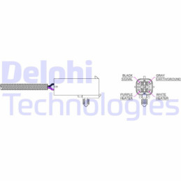 DELPHI ES20016-12B1 Sonde lambda capteur d'oxygène
