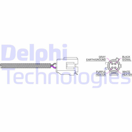 DELPHI ES20045-12B1 Sonde lambda capteur d'oxygène pour