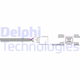 DELPHI ES20156-12B1 Sonda lambda sensore ossigeno