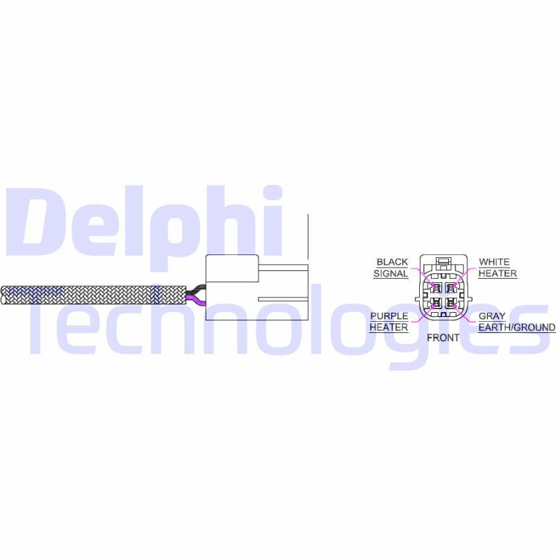 DELPHI ES20172-12B1 Sonda lambda dla