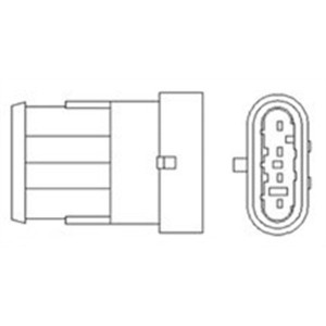 MAGNETI MARELLI 466016355010 Sonda lambda sensor de oxígeno para