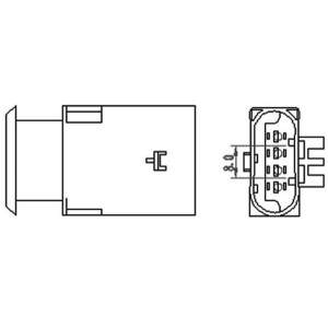 MAGNETI MARELLI 466016355050 Sonde lambda capteur d'oxygène pour