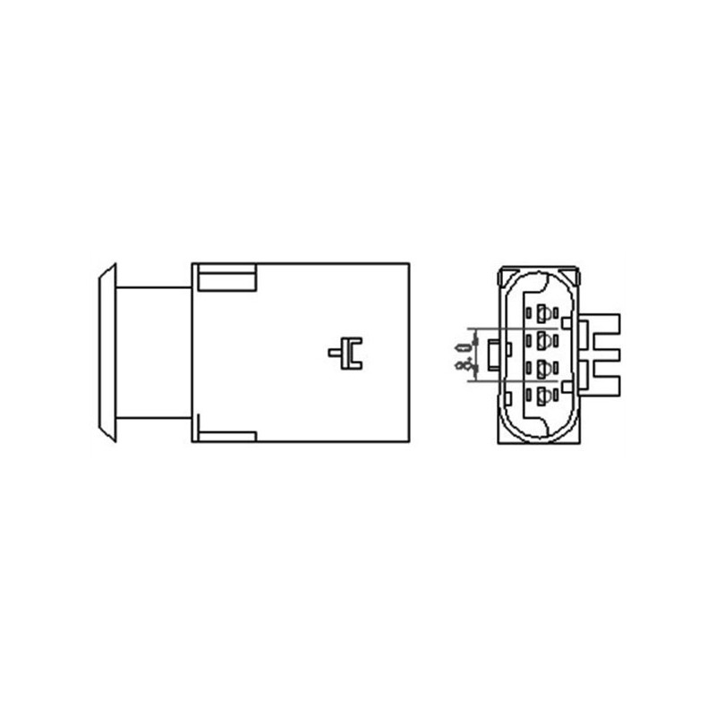 MAGNETI MARELLI 466016355050 Oxygen Lambda Sensor for