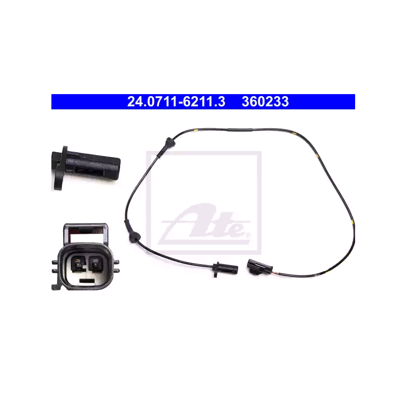 Anteriore Sensore ABS per Volvo S60 S80 V70 XC70 Cross Country ATE 24.0711-6211.3