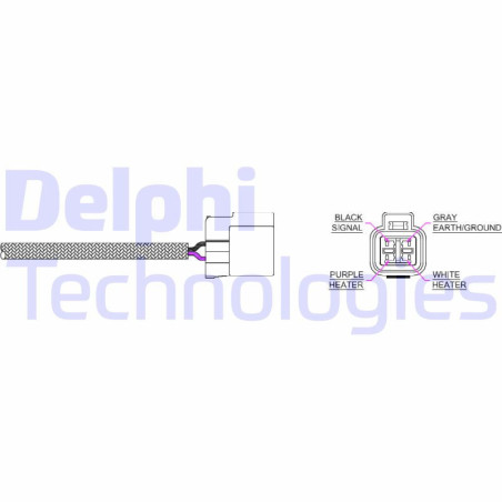 DELPHI ES20158-12B1 Lambdasonde Sensor für