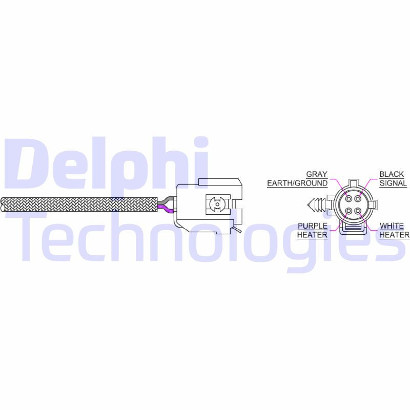 DELPHI ES20044-12B1 Sonda lambda sensore ossigeno per